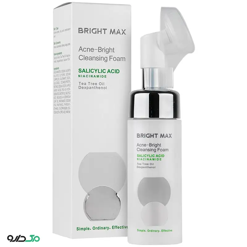 فوم پاک کننده صورت آکنه برایت برایت مکس